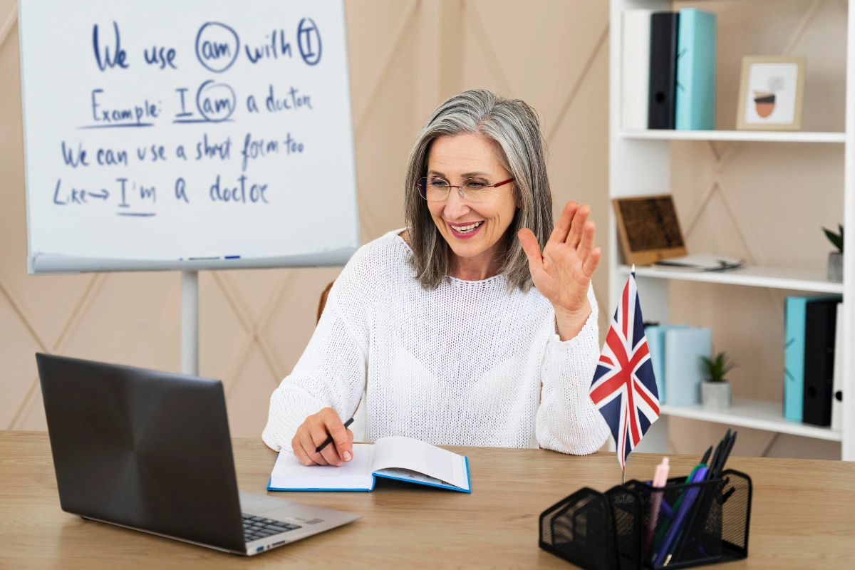 Profesoara de engleza online