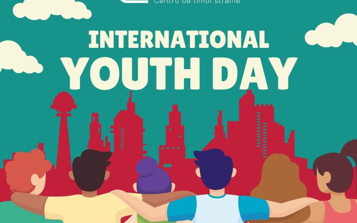 Brown Illustrative International Youth Day Instagram Post